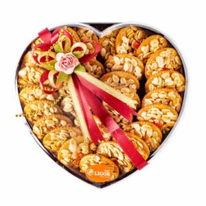 ลิกอร์ แครกเกอร์เมล็ดแตงโม รูปหัวใจ